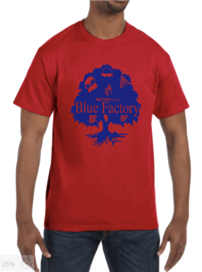 BF ICONIC T- SHIRT Red/Blue