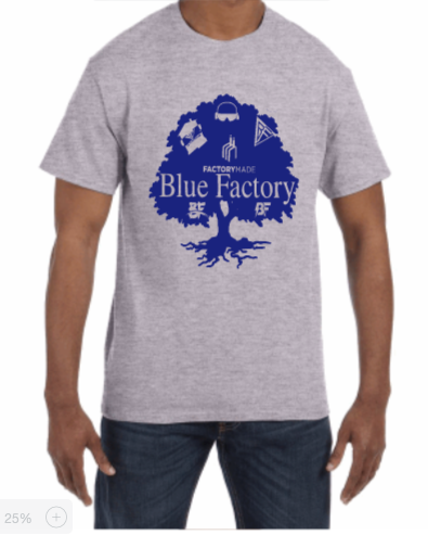 BF ICONIC T-Shirt Grey/Blue