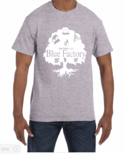 BF ICONIC T- SHIRT Grey/ White